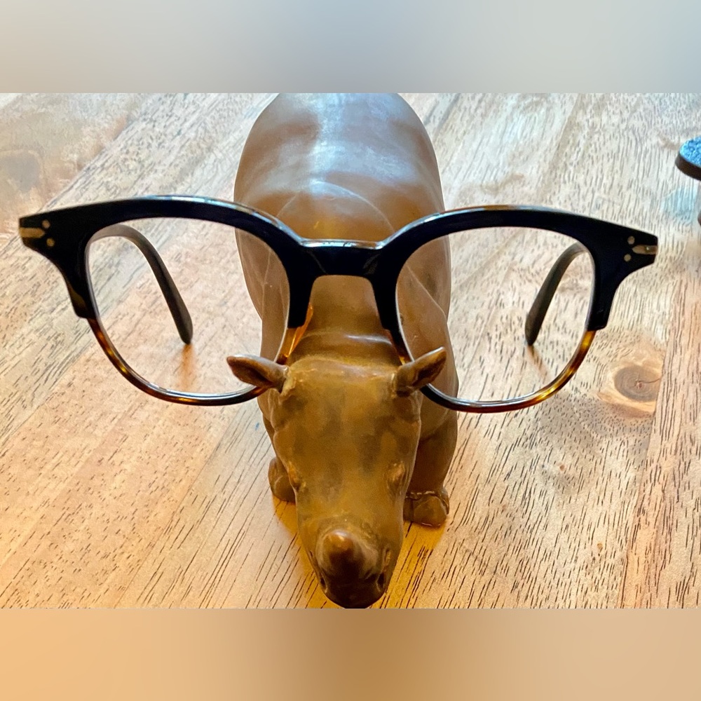 Celine Optical Eyeglasses 46 0T6P.  Black/Havana